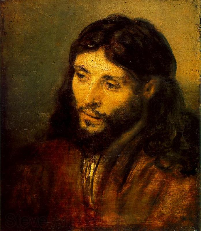 REMBRANDT Harmenszoon van Rijn Young Jew as Christ Norge oil painting art